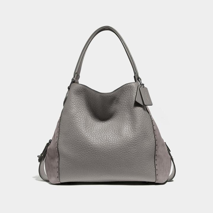Coach Edie Shoulder Bag 42 With Rivets