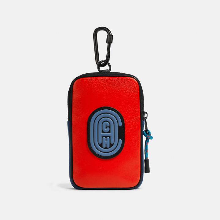 Coach Hybrid Pouch 10 In Colorblock With Patch