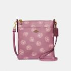 Coach Kitt Messenger Crossbody With Rose Print