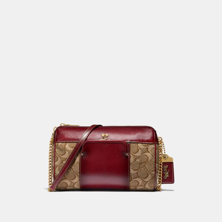 Coach Joni Crossbody In Signature Jacquard