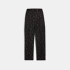 Coach Cropped Tailored Jacquard Pants