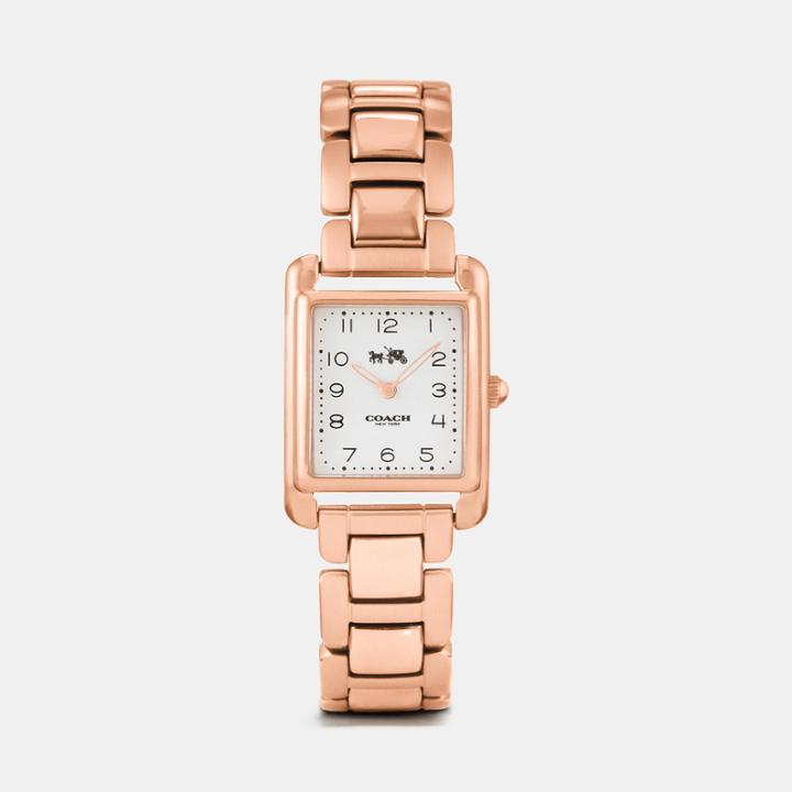 Coach Page Rose Gold Tone Bracelet Watch