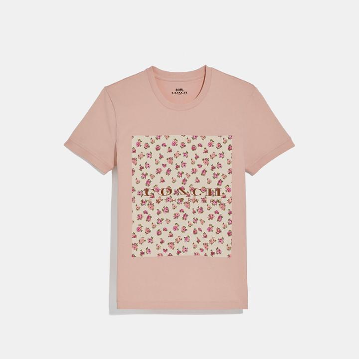 Coach Mother's Day Floral Print T-shirt