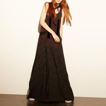 Coach 1941 Long Military Dress