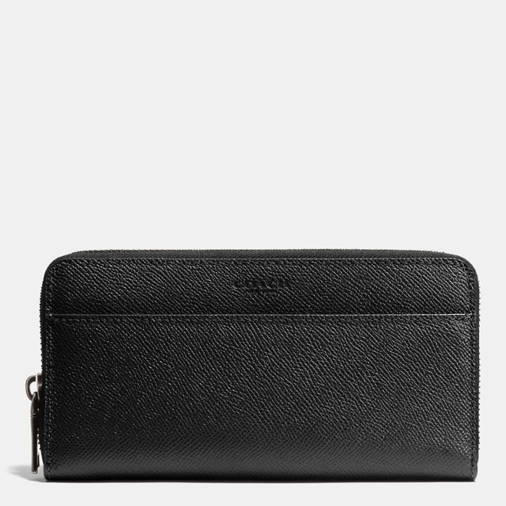 Coach Accordion Wallet In Crossgrain Leather