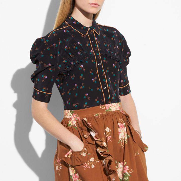 Coach Gathered Front Shirt