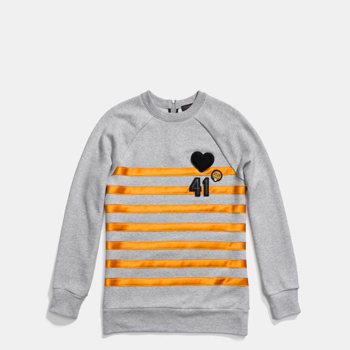 Coach Graphic Stripe Sweatshirt