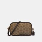 Coach Boxed Sadie Crossbody Clutch In Signature Jacquard