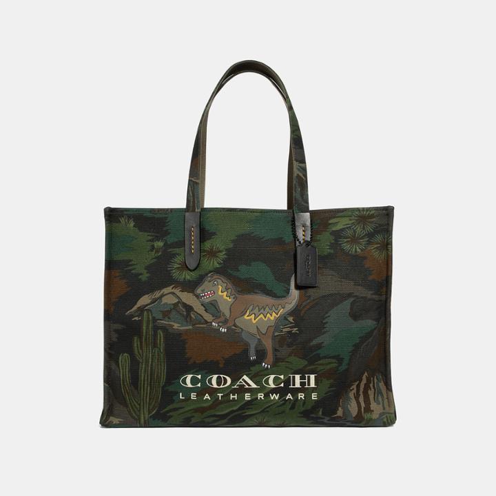 Coach Tote 42 With Landscape Print