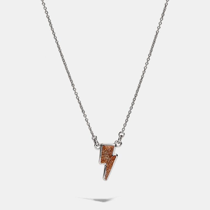 Coach Lightning Bolt Necklace