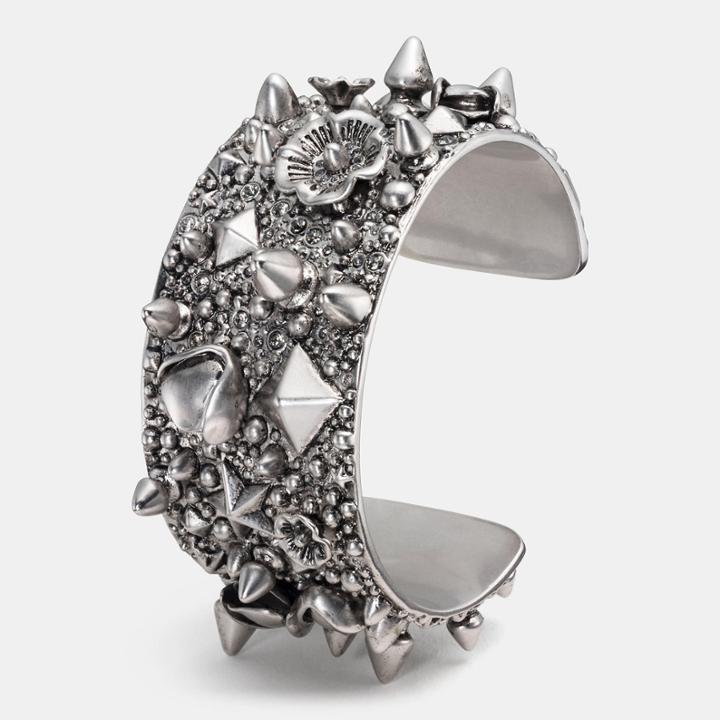 Coach Cluster Studded Wide Cuff