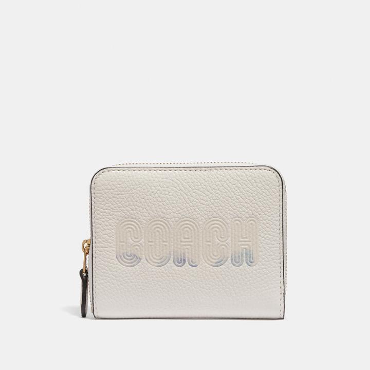 Coach Small Zip Around Wallet With Print