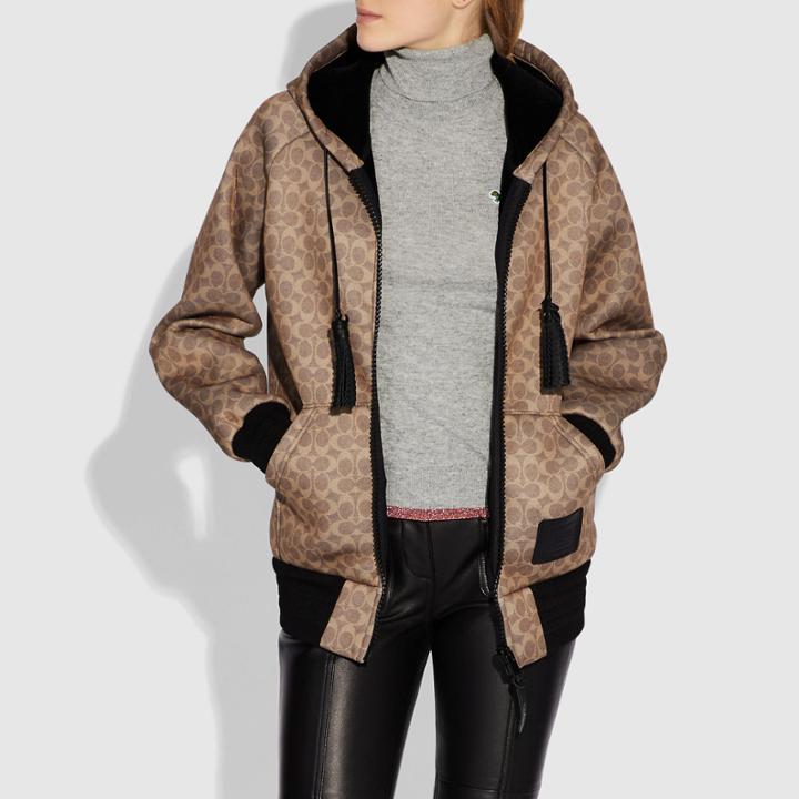 Coach Signature Oversized Hoodie