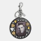 Coach Studded Elvis Bag Charm With Rivets