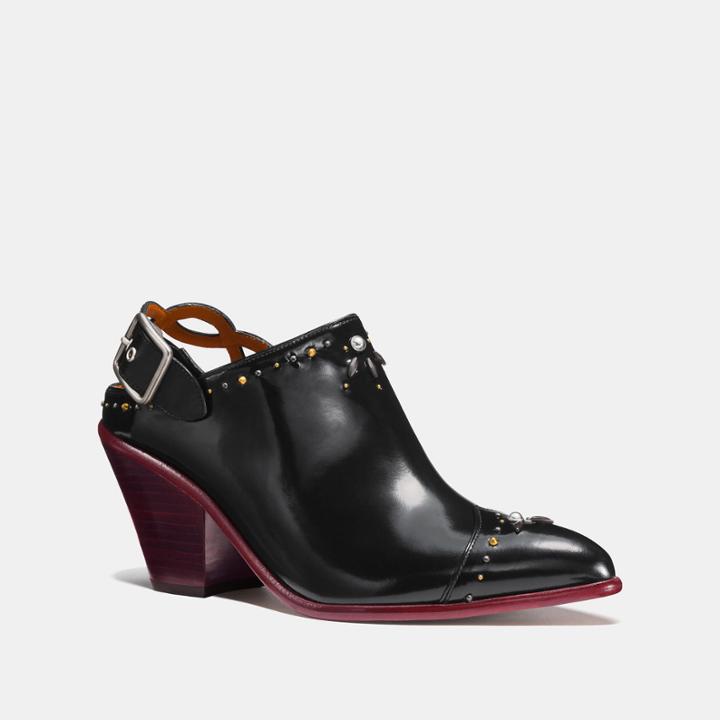 Coach Western Mule With Prairie Rivets