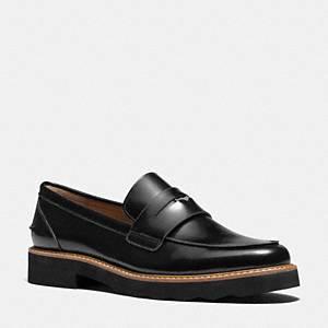 Coach - Ida- Penny Loafer Black 7   B
