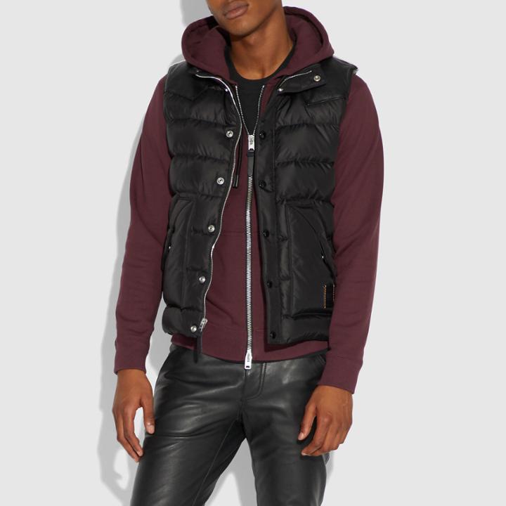 Coach Lightweight Printed Nylon Vest