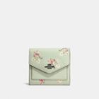 Coach Small Wallet With Floral Bow Print