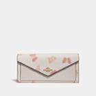 Coach Soft Wallet With Butterfly Print