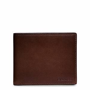 Coach   Bleecker Legacy Leather Slim Billfold Mahogany