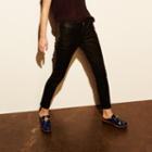 Coach Stretch Leather Jean