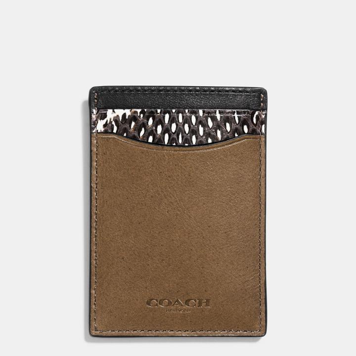 Coach 3-in-1 Wallet In Colorblock Mixed Leathers