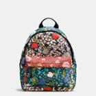 Coach Mini Campus Backpack In Multi Floral Print Leather