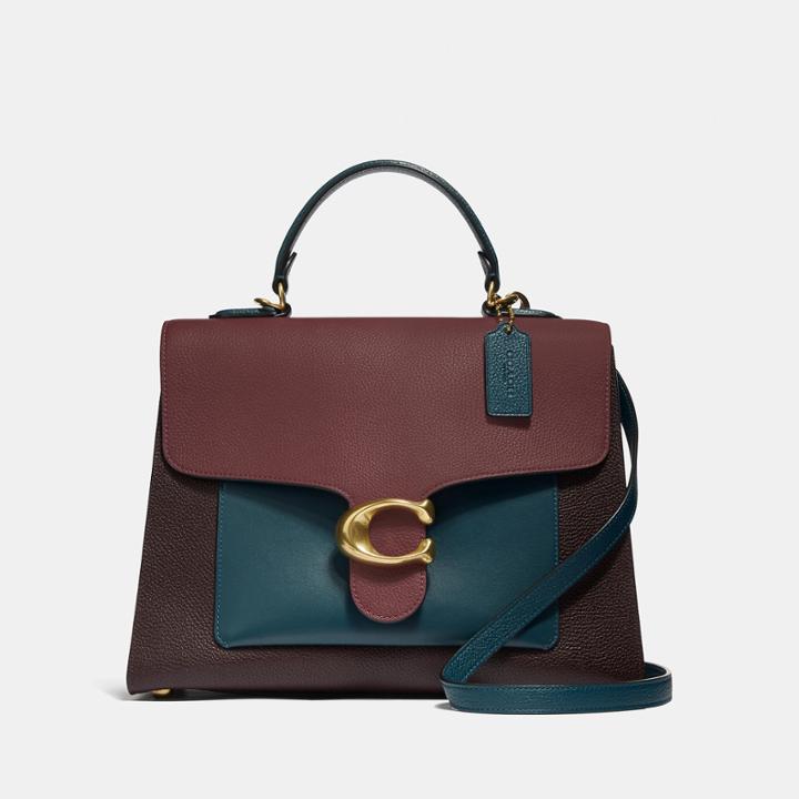 Coach Tabby Top Handle In Colorblock