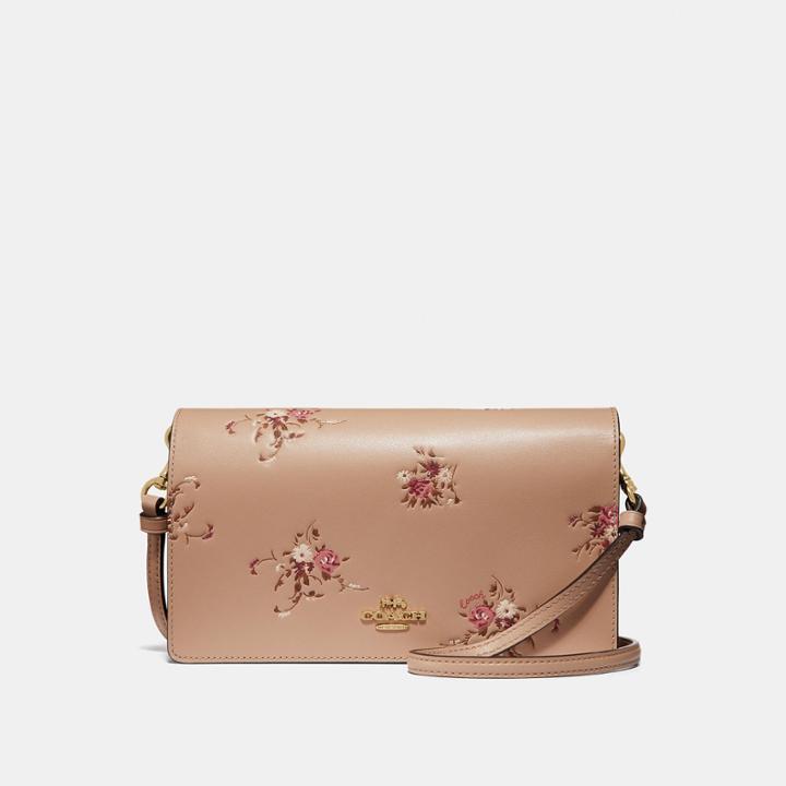 Coach Hayden Foldover Crossbody Clutch With Floral Print