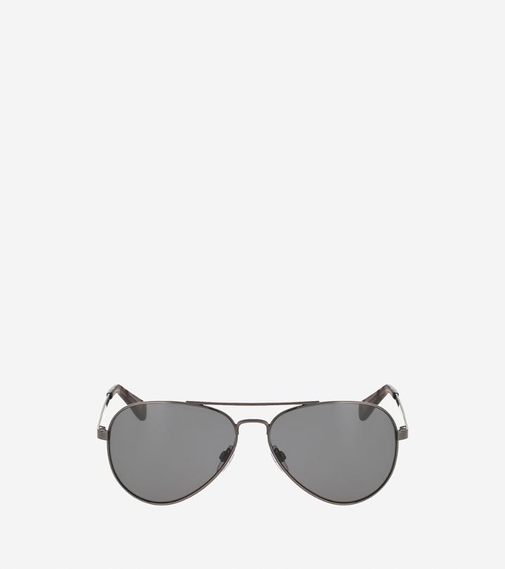 Cole Haan Mens Metal Aviator Sunglasses