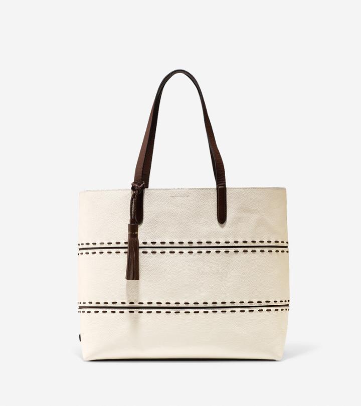 Cole Haan Womens Pinch Lacing Tote