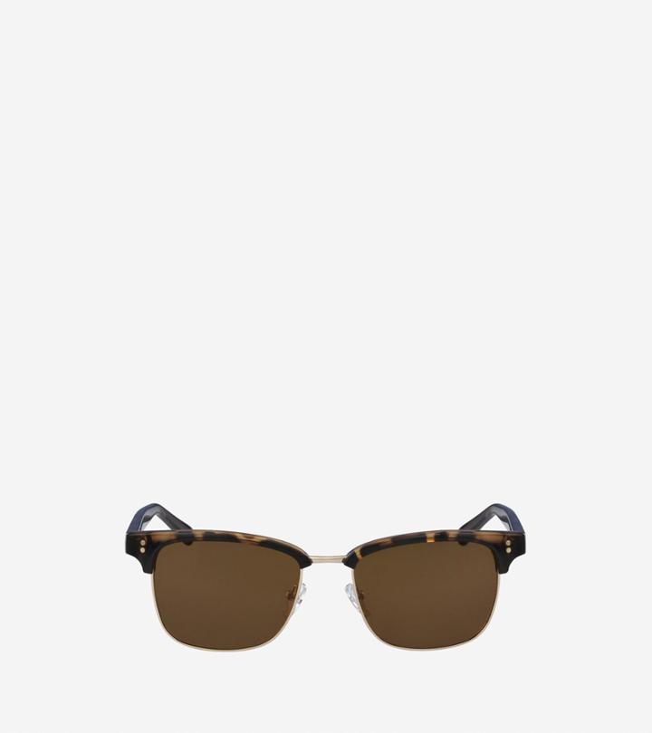Cole Haan Men's Square Clubmaster Sunglasses