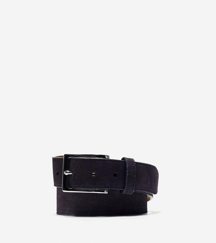 Cole Haan Mens 32mm Suede Belt