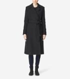 Cole Haan Womens Double Breasted Maxi Coat