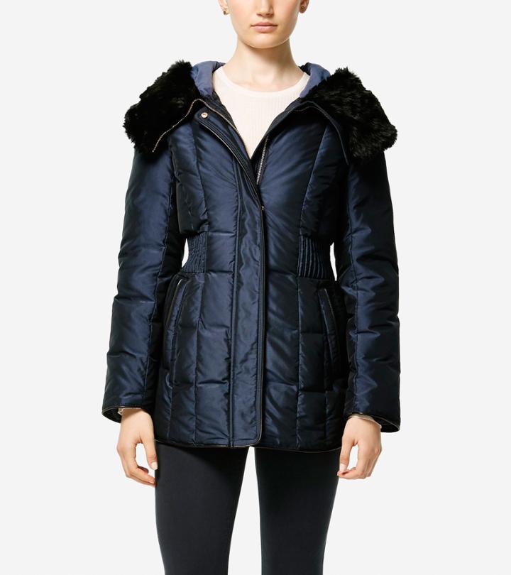 Cole Haan Women's Silky Down Short Coat
