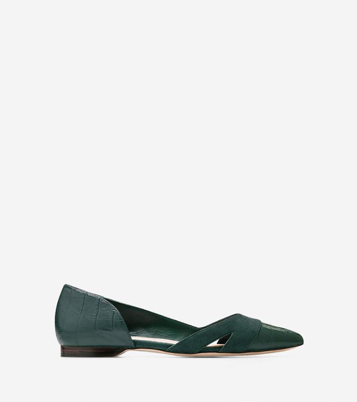 Cole Haan Womens Amalia Cut Out Skimmer Shoe