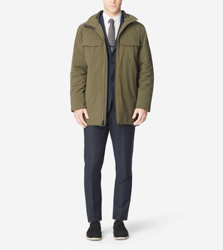 Cole Haan Mens Zerogrand Metro Coat