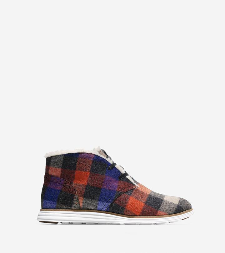 Cole Haan Womens Originalgrand Shearling Chukka Boots