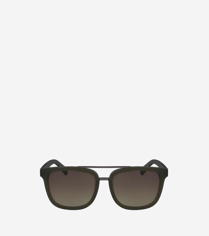 Cole Haan Men's Acetate Modified Rectangle Sunglasses