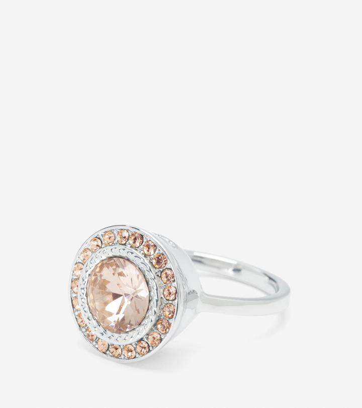 Cole Haan Womens Halo Swarovski Ring