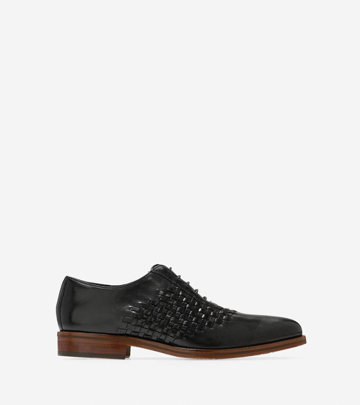 Cole Haan Mens Washington Grand Woven Oxford Shoes