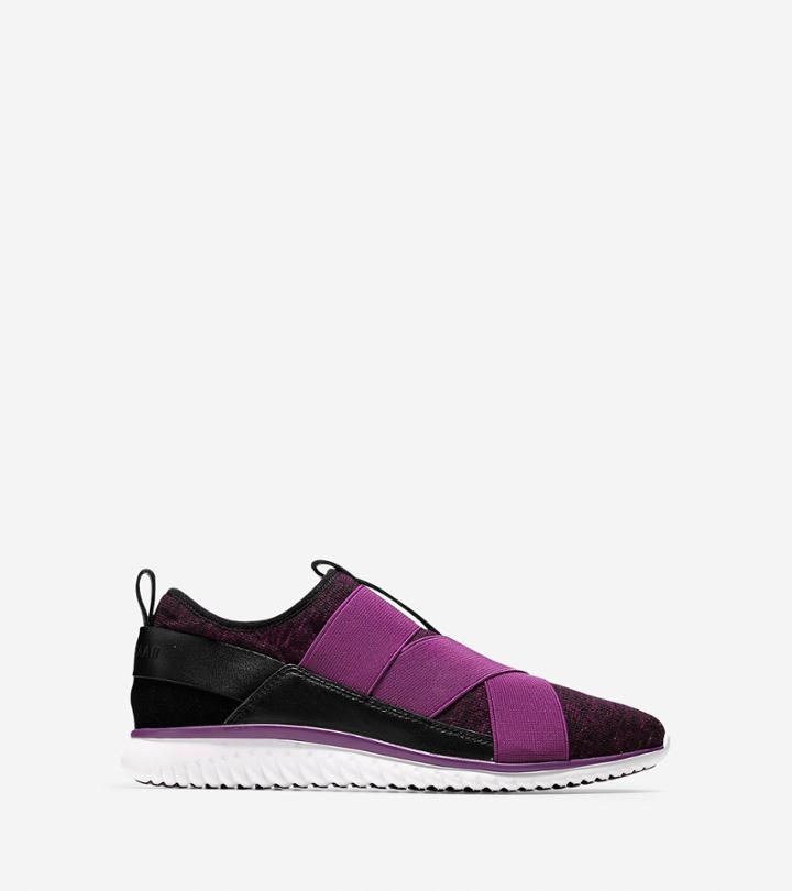 Cole Haan Womens Studiogrand Knit Cross-strap Sneaker