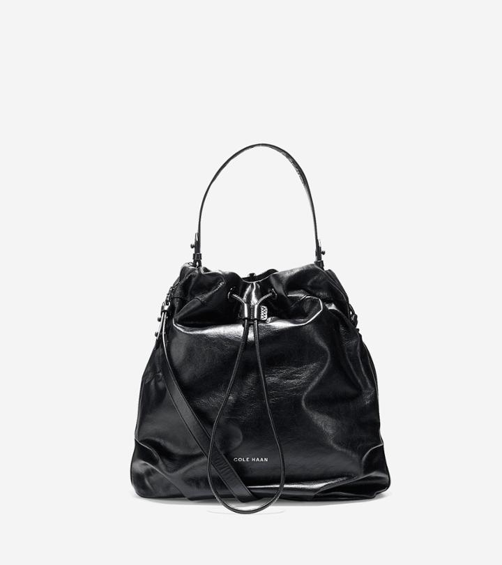 Cole Haan Womens Stagedoor Leather Small Studio Bag