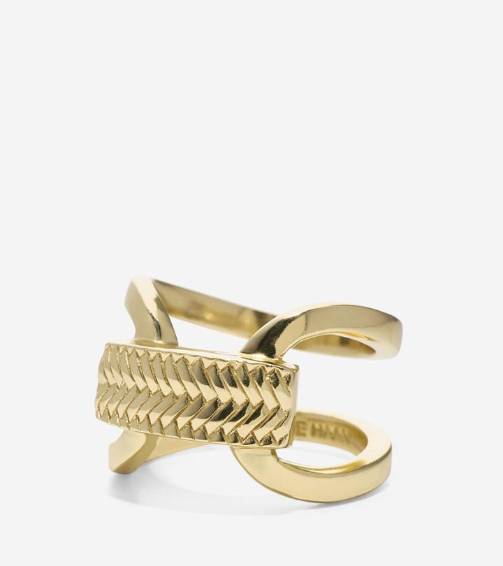 Cole Haan Womens Basket Weave Ring