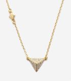 Cole Haan Womens Sterling Silver Peaked Diamond Necklace