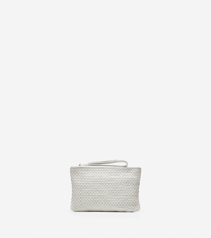 Cole Haan Womens Bethany Weave Medium Pouch