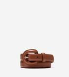 Womens Cole Haan Feather Edge Leather Belt