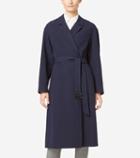 Cole Haan Women's Linen Wrap Maxi Coat