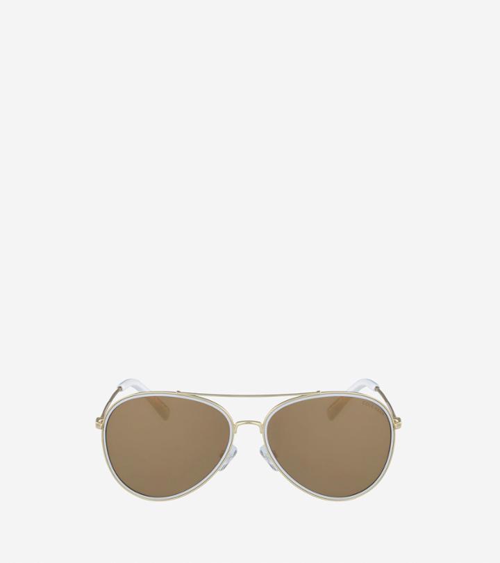 Cole Haan Womens Grand Aviator Sunglasses