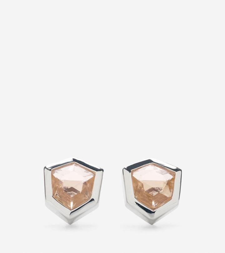 Cole Haan Womens Stone Stud Earring